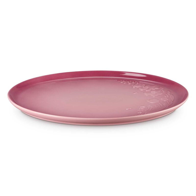 Le Creuset Jardin Oval Serving Plate 36cm - Rose Quartz image number 2